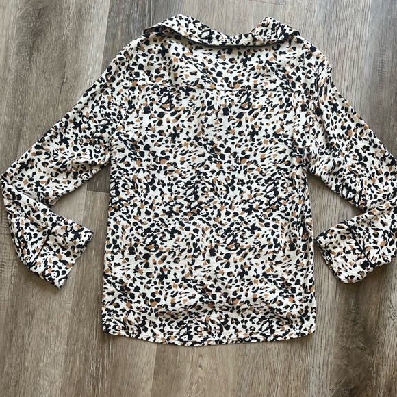 NWT Zadig & Voltaire Tradi Leo blouse in Natural as seen on Hailey Bieber - Picture 4 of 13